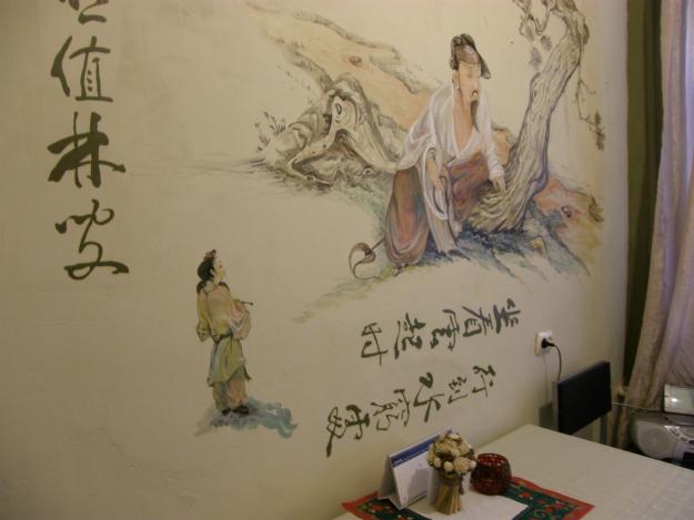 Фото - Роспись стен своими руками. Трафаретная роспись